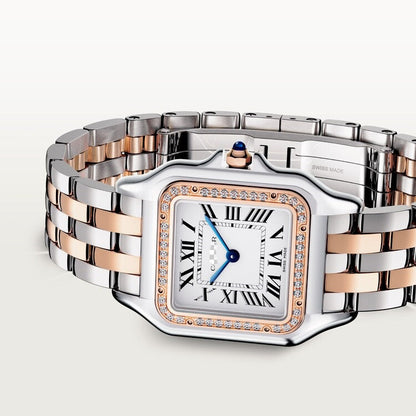 36MM #70 Rose and Silver WIth Diamond