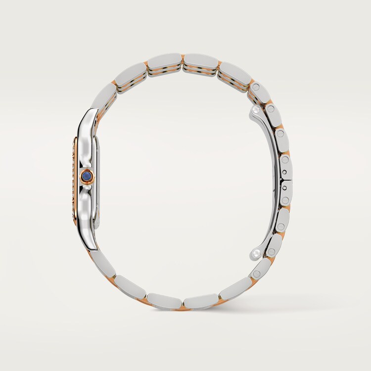 36MM #70 Rose and Silver WIth Diamond