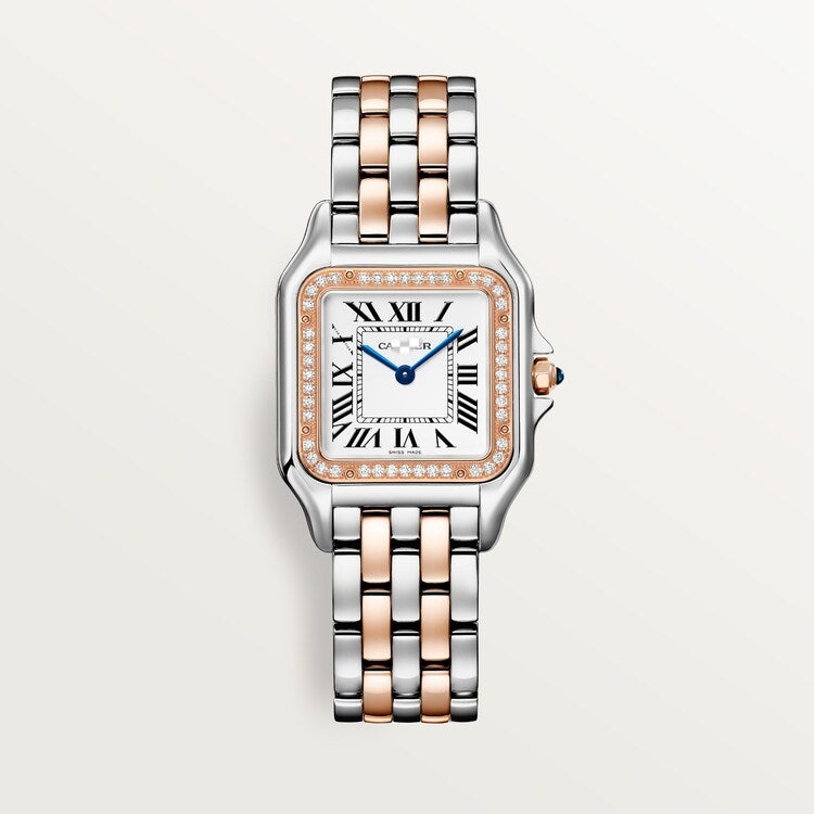 36MM #70 Rose and Silver WIth Diamond