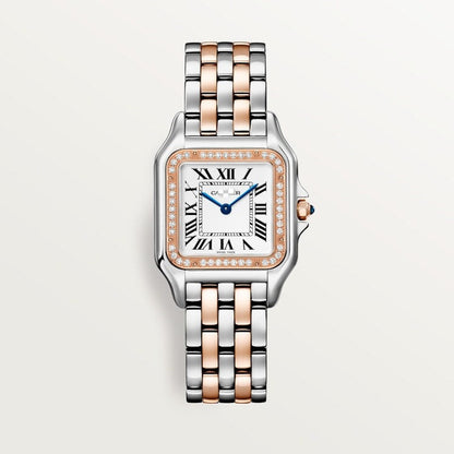36MM #70 Rose and Silver WIth Diamond