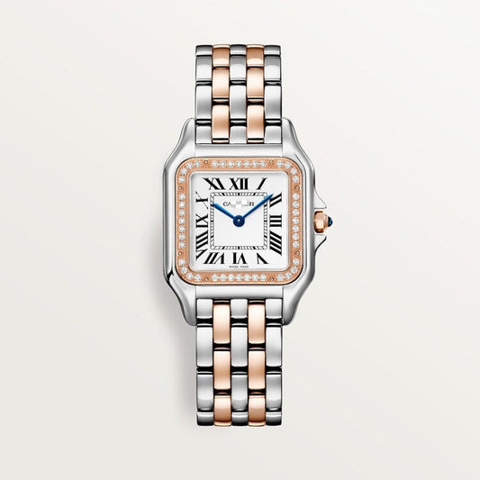 36MM #70 Rose and Silver WIth Diamond