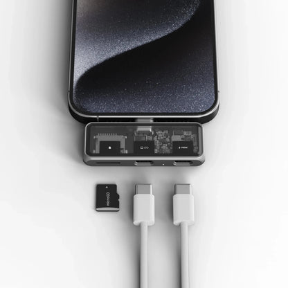 Mobile XR Hub with microSD Reader