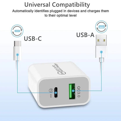 For iPhone 15 16 13 11 20W Fast Charger Block USB Type C Wall Power Adapter Lot