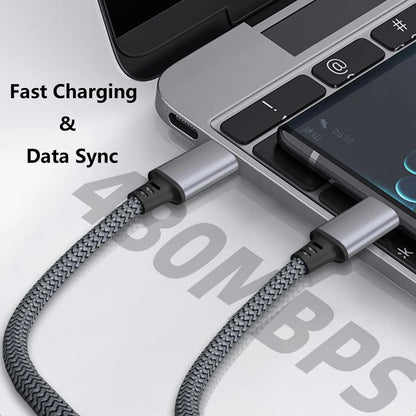 60W USB-C to USB-C Cable Fast Charger lot PD Nylon Cord iPhone 16 15 Pro Samsung