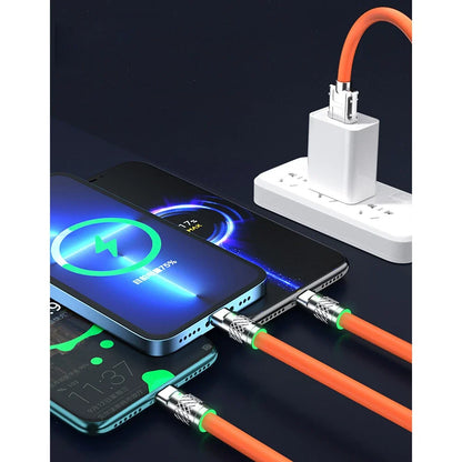 3in1 Fast Charging Cable Cell Phone Charger Cord For iPhone Type C Micro USB LOT