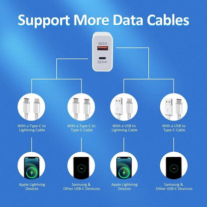 For iPhone 15 16 13 11 20W Fast Charger Block USB Type C Wall Power Adapter Lot