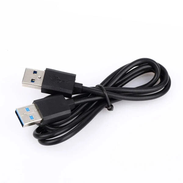 USB 3.0 A Male to A Male Cable Data Transfer Super Speed Power Charger Metal LOT