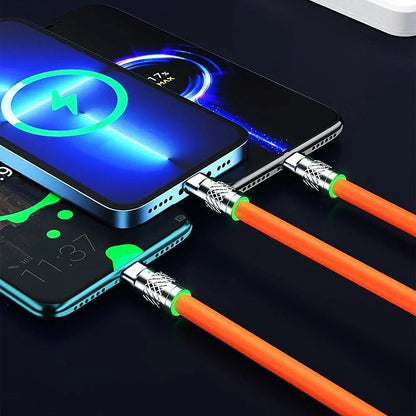 3in1 Fast Charging Cable Cell Phone Charger Cord For iPhone Type C Micro USB LOT