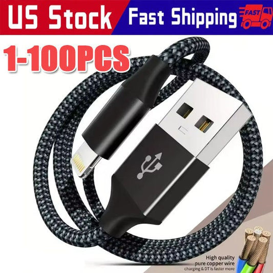 Fast Charger Cable Heavy Duty For iPhone14 13 12 11 X XR Charging Cord Wholesale