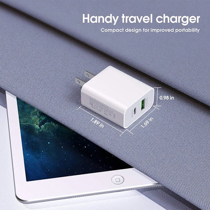 For iPhone 15 16 13 11 20W Fast Charger Block USB Type C Wall Power Adapter Lot