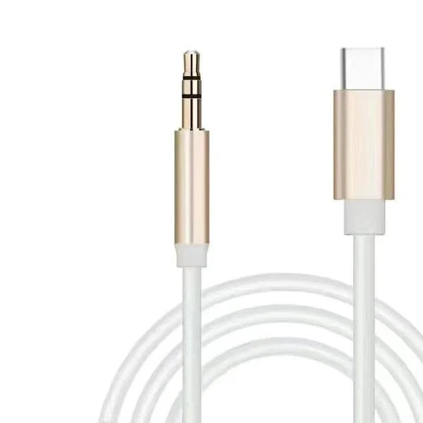 TypeC to Aux Cable USB Type-C Male To 3.5mm Cord Car AUX Music Audio Adapter Lot