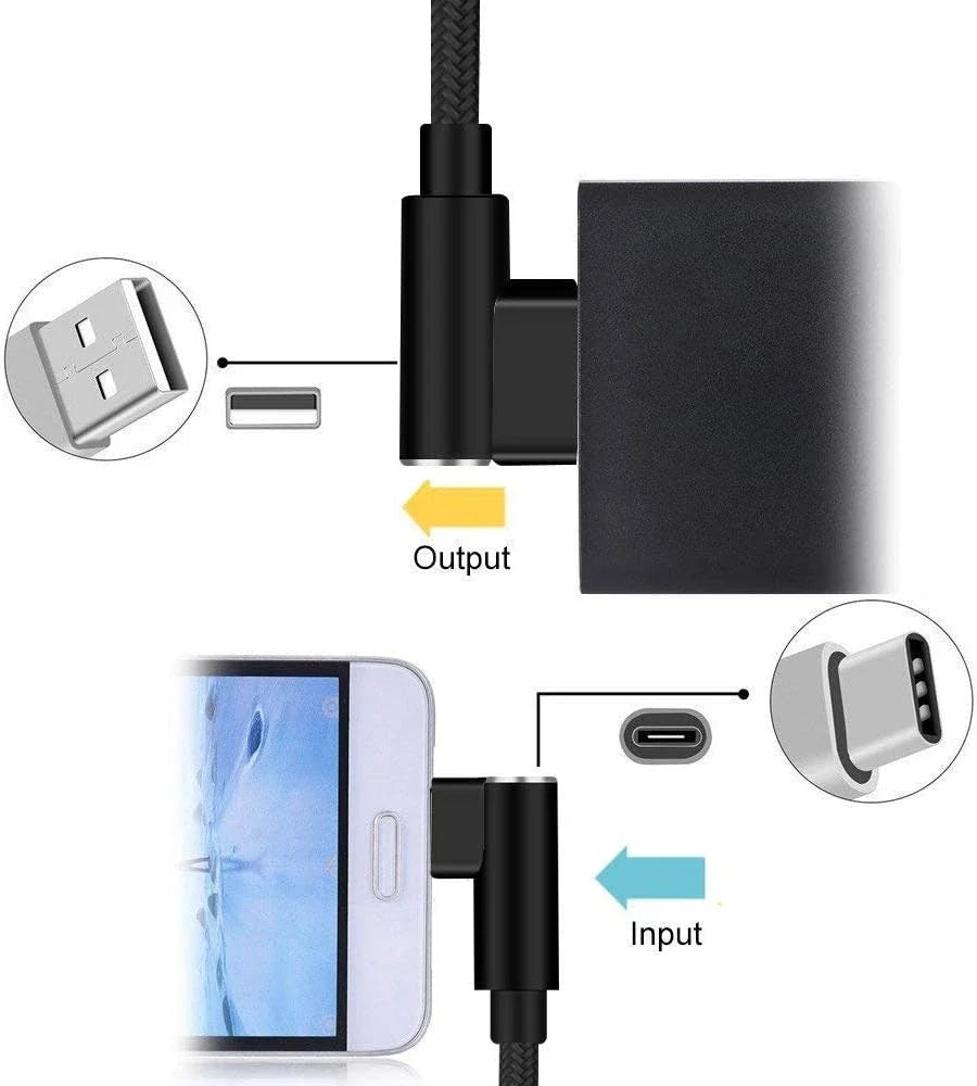 Charge USB-C to USB-A Cable Type C Charger iPhone 15 16 17 Pro Cord Charging LOT
